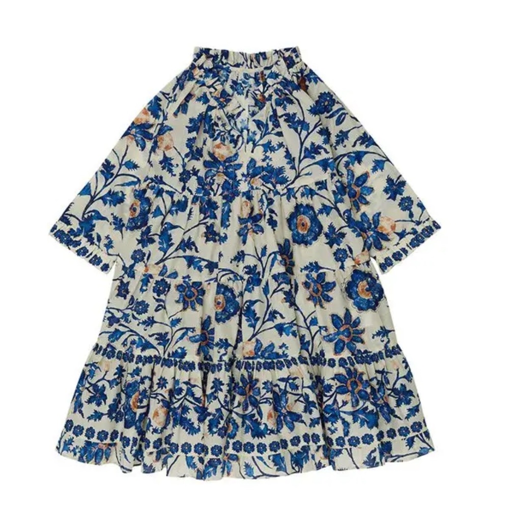 NWT Cara Cara Nora Dress in Azure Alexandria Floral - Size 6